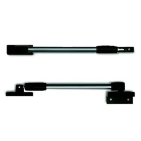 Dulimex DX telescopische raamuitzetter - RVS - zwart - 325-445mm