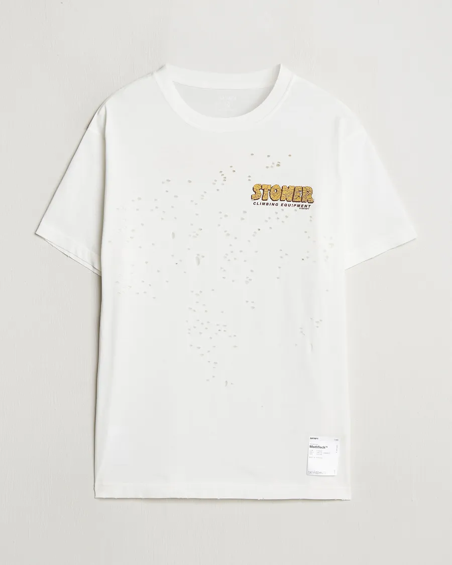 STONER MOTHTECH TSHIRT OFF WHITE